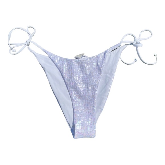 L*space LENNOX Iridescent Snakeskin Bikini Bottom NWOT - Picture 2 of 6